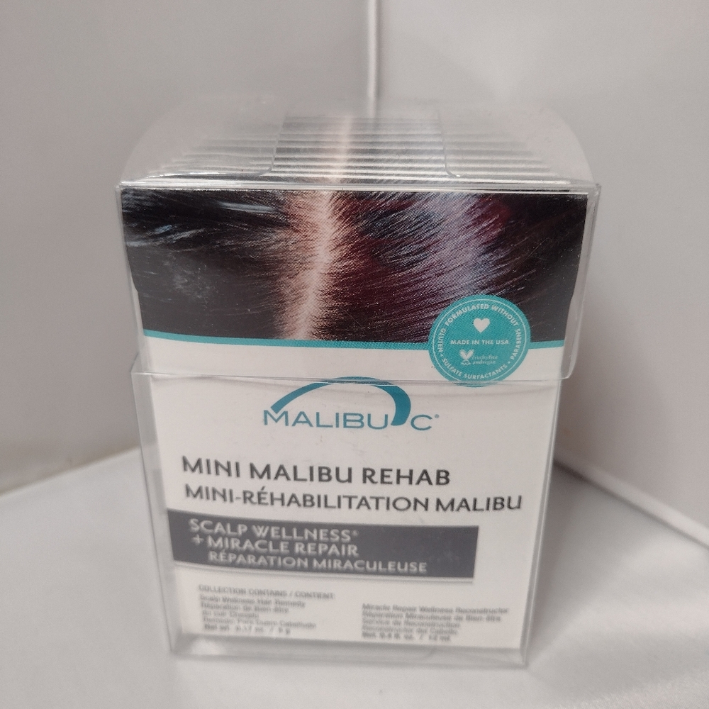 Malibu C Mini Malibu Rehab Scalp Wellness Miracle Repair 12 Pack